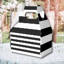 Search for black and white stripe favour boxes Classic