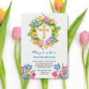 Search for christian easter invitations Gold cross