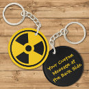 Search for radiation signs key rings Radioactive
