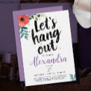 Search for hang in there invitations Let's hang out