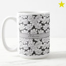 Search for black and white flowers mugs Botanical