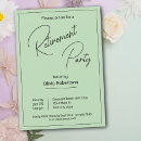 Search for pale green invitations Simple