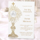 Search for catholic first communion invitations Boy