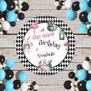 Search for colorful birthday stickers White
