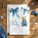 Search for blue jean invitations Its a boy