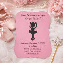 Search for ballerina silhouette invitations Purple