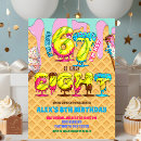 Search for six birthday invitations For kids