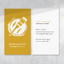 Search for painting contractor business cards Minimalist