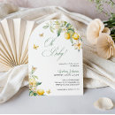 Search for citrus baby shower invitations Butterfly