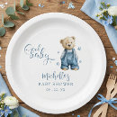 Search for denim plates Baby shower