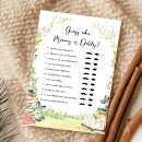 Search for baby shower gender guessing games Vintage