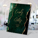 Search for emerald green wedding signs Gold glitter