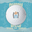 Search for new baby golf balls New father