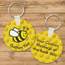 Search for flying insect key rings Yellow