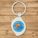 Search for yin yang key rings Blue