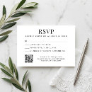 Search for basic rsvp cards Black and white