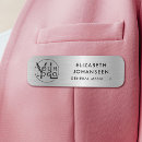 Search for metal name tags badges Silver