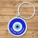Search for evil eye key rings Blue