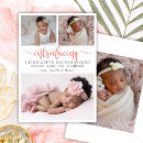 Search for girl birth announcement cards Photo collage
