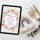 Search for colorful baby shower invitations Elegant