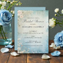 Search for baby blue bridal shower invitations Elegant