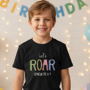 Search for dino kids tshirts Birthday