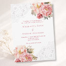 Search for gold lace wedding invitations Pink