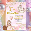 Search for fifth birthday invitations Girl