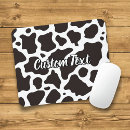Search for cowhide mousepads Black