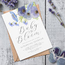 Search for wild color invitations Baby in bloom
