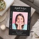 Search for black white graduation invitations High school college university