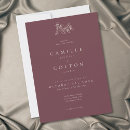 Search for burgundy fall wedding invitations Minimalist