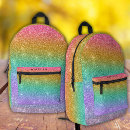 Search for rainbow glitter backpacks Kids