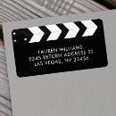 Search for film return address labels Hollywood