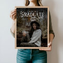 Search for graduation posters Black and white
