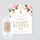 Search for candy buffet signs Pink