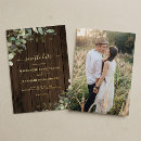 Search for wood wedding save the dates Engagement