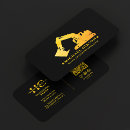 Search for heavy equipment business cards Excavator