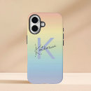Search for pastel rainbow gradient iphone cases Monogrammed