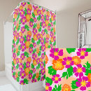 Search for bright colors shower curtains Flowers
