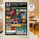 Search for baseball player posters Jersey number