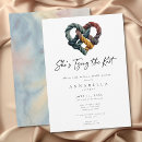Search for heart bridal shower invitations Minimalist