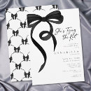 Search for bow bridal shower invitations Minimalist
