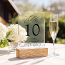 Search for acrylic table cards Calligraphy