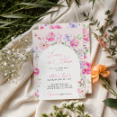 Search for floral bridal invitations Butterfly
