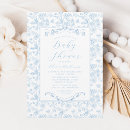 Search for classic baby boy shower invitations Chinoiserie