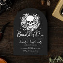 Search for gothic hens party invitations Bride or die