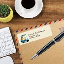 Search for golfer return address labels Blue