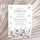 Search for purple baby shower invitations Minimal