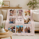 Search for girl birthday blankets Blush pink